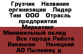 Грузчик › Название организации ­ Лидер Тим, ООО › Отрасль предприятия ­ Маркетинг › Минимальный оклад ­ 27 200 - Все города Работа » Вакансии   . Ненецкий АО,Пылемец д.